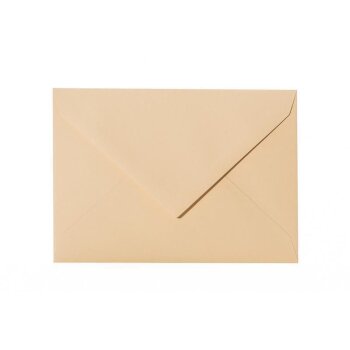 1 envelope each DIN B6 (4.92 x 6.93 in) with a 120 g / qm 03 camel flap