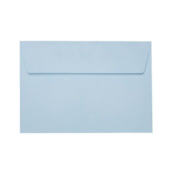 B6 self-adhesive envelopes 4,92 x 6,93 in in light blue