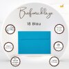 B6 self-adhesive envelopes 4,92 x 6,93 in in blue