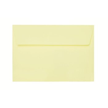 B6 envelopes with adhesive strips 4.92 x 6.93 in soft yellow