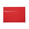 Enveloppes B6 avec bandes adhésives 125x176 mm rouge