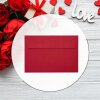 Enveloppes B6 avec bandes adhésives 125x176 mm rouge vin