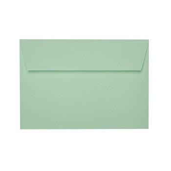 B6 envelopes with adhesive strips 4.92 x 6.93 in light green