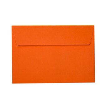 Sobres B6 con tiras adhesivas 125x176 mm naranja