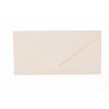 25 envelopes each with triangular flap Din long 4.33 x 8.66 in cream