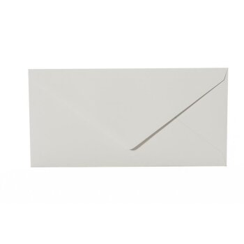 25 envelopes each with triangular flap Din long 4.33 x 8.66 in gray