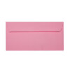 Din lang Briefumschläge mit Haftklebung  110x220 mm in Rosa