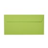 Din long envelopes with adhesive strips 4.33 x 8.66 in apple green