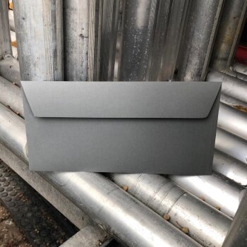 Buste lunghe Din con strisce adesive 11x22 cm grigio scuro