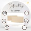 Briefumschläge DIN lang haftklebend 110 x 220 mm 120 g/m² 25 Stück in Camel
