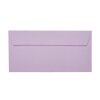 25 enveloppes DIN longues avec bandes adhésives (sans fenêtre) 11x22 cm violet-bleu