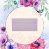 25 DIN long envelopes with adhesive strips (without window) 4.33 x 8.66 in purple-blue