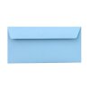 25 DIN long envelopes with adhesive strips (without window) 4.33 x 8.66 in light blue