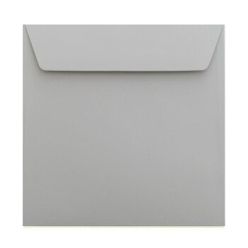 Buste quadrate 22x22 cm in adesivo grigio