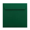 25 enveloppes 220 x 220 mm, 120 g / m² en vert foncé