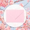 25 envelopes C5 6.37 x 9.01 in light pink