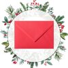 25 envelopes C5 6.37 x 9.01 in red