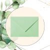 25 envelopes C5 6.37 x 9.01 in light green