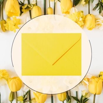 Envelopes C8 (2,25 x 3,19 in) - intense yellow