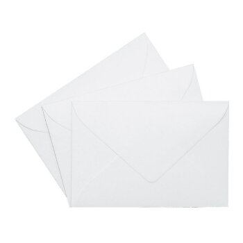 25 enveloppes C8 57x81 mm blanc