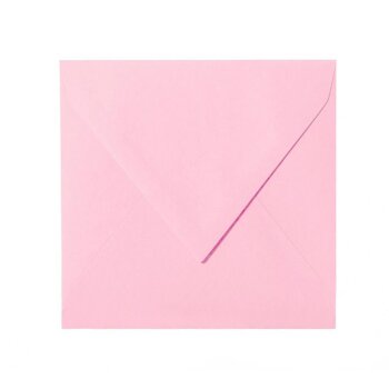 Enveloppes 155x155 mm en rose en 120 g / m2