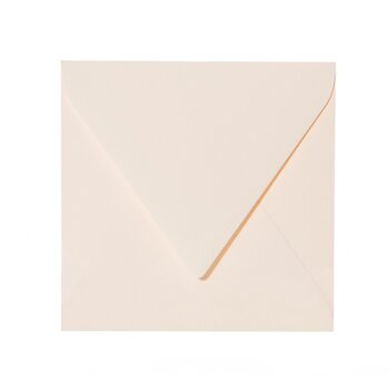 Envelopes 6,10 x 6,10 in in cream in 120 gsm