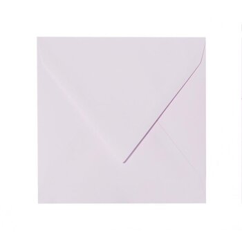 Envelopes 6.10 x 6.10 in, wet adhesive, 120 gsm in 30 pastel lilacs