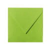 Briefumschläge  155x155 mm, nassklebend, 120 g/qm in 32 Grasgrün