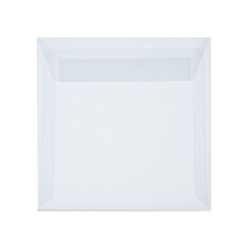 Square envelopes 6,10 x 6,10 in - transparent with...