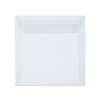 Square envelopes 6,10 x 6,10 in - transparent with adhesive strips