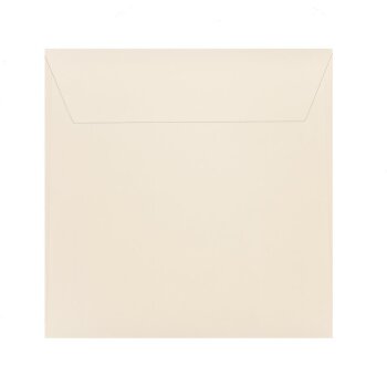 Busta con adesivo 155x155 mm in crema 120 g / qm