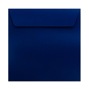 Enveloppes 155 x 155 mm avec bandes adhésives 120 g / qm en 19 bleu foncé