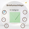 25 Briefumschläge 150 x 150 mm, 120 g/m² - Hellgrün