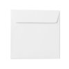 25 enveloppes carrées 150x150 mm, 15x15 cm en 120 g / qm blanc avec bandes adhésives à décoller