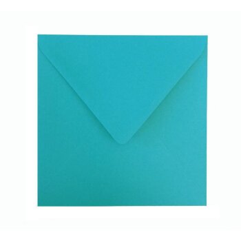 25 enveloppes 125 x 125 mm, 120 g / m² - bleu intense