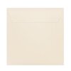 Buste quadrate 125x125 mm crema morbida con strisce adesive