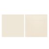 Buste quadrate 125x125 mm crema morbida con strisce adesive