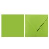 Enveloppes 110 x 110 mm, 120 g / m² vert gazon