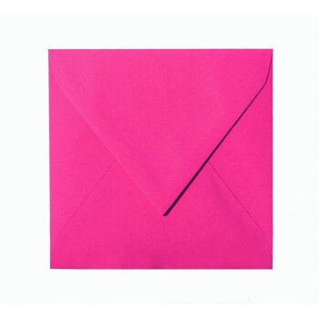 Enveloppes 110 x 110 mm, 120 g / m² rose intense