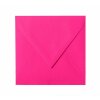 Square envelopes 3,94 x 3,94 in intensive pink