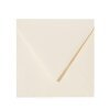 Square envelopes 5,12 x 5,12 in light cream with a triangular flap