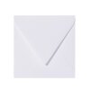 Enveloppes carrées 140x140 mm en blanc avec de la colle humide