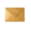 Mini envelopes 2,05 x 2,79 in, 120 g / m² gold