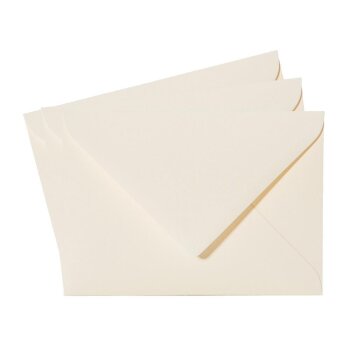 Mini enveloppes 52 x 71 mm, 120 g / m&sup2; cr&egrave;me...