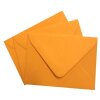 25 Umschläge Mini (52 x 71 mm) nassklebend 120 g/qm in Leuchtorange