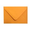 Mini enveloppe 60 x 90 mm en orange vif avec rabat triangulaire