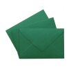 Mini enveloppe 60 x 90 mm en vert sapin avec rabat triangulaire