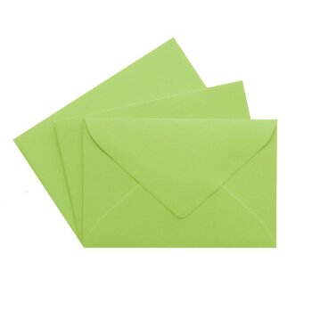 25 envelopes 2.36 x 3.54 in, 120 g/m&sup2; grass green