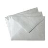 25 envelopes 2.36 x 3.54 in, 120 g/m² silver