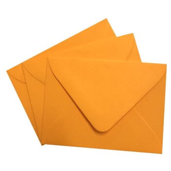 25 enveloppes 60 x 90 mm, 120 g/m² orange vif